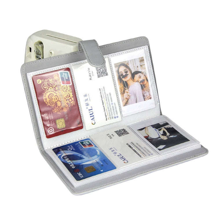 For Polaroid Mini11 3 Inch PU Photo Album Bank Card Stamp Storage Album, Pattern: Oil Album
