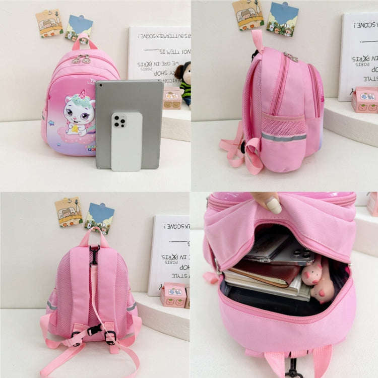Children Kindergarten School Bag Cartoon Cute Hard Shell Shoulder Bag, Style: Astronaut (Dark Blue)
