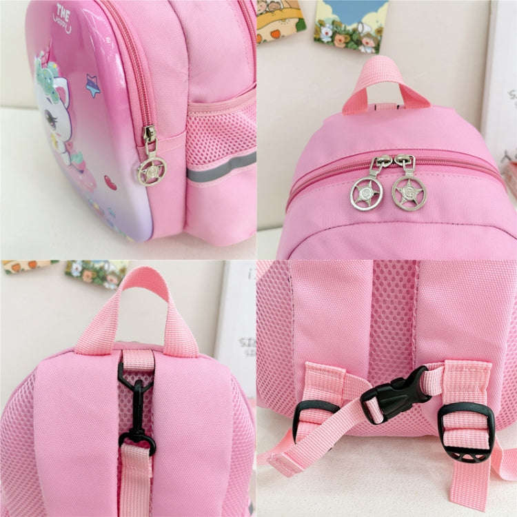 Children Kindergarten School Bag Cartoon Cute Hard Shell Shoulder Bag, Style: Astronaut (Dark Blue)