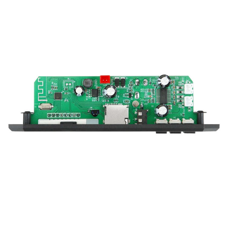 80W 12V Bluetooth MP3 Decoder Board With Power Amplifier Color Screen Call Recording, Model: Smal...