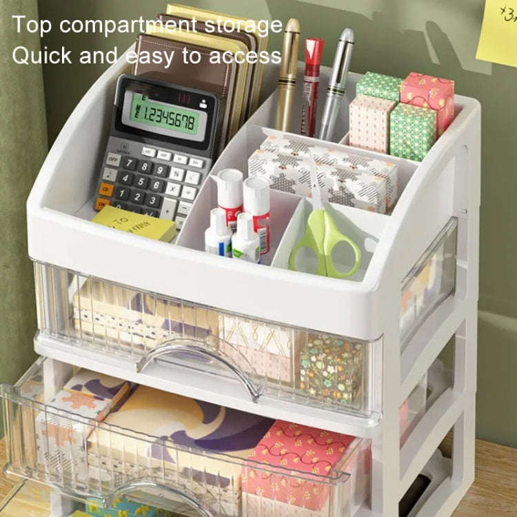 Desktop Drawer Organizer Multi-Layer Cosmetic Jewelry Box Stationery Multi-Functional Organizer, ...