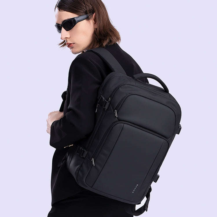 BANGE BG-7690 Mens Business Double-Shoulder Backpack Large Capacity Waterproof Traveling Computer...