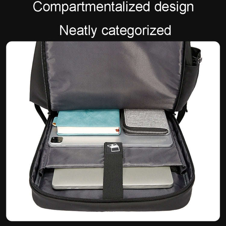 BANGE BG-7690 Mens Business Double-Shoulder Backpack Large Capacity Waterproof Traveling Computer...