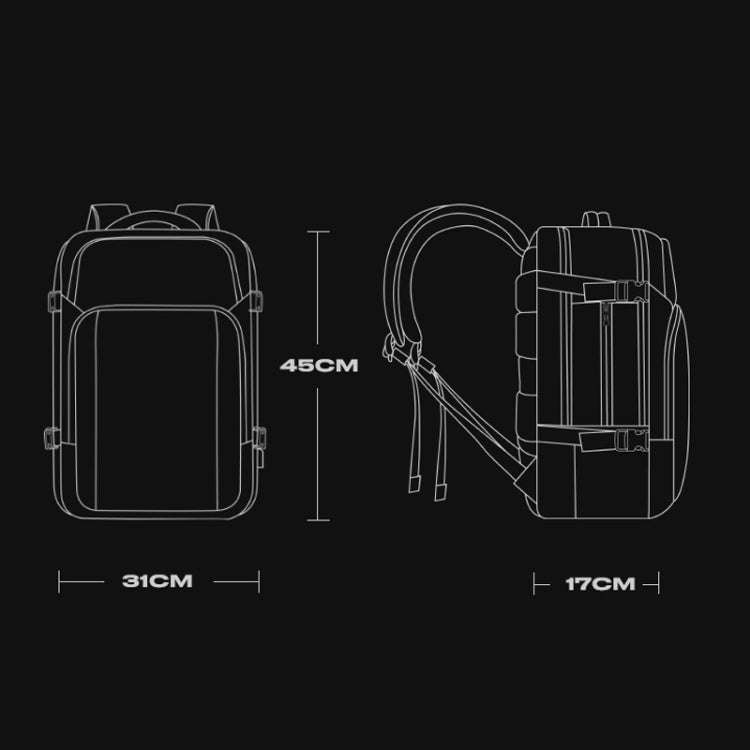 BANGE BG-7690 Mens Business Double-Shoulder Backpack Large Capacity Waterproof Traveling Computer...
