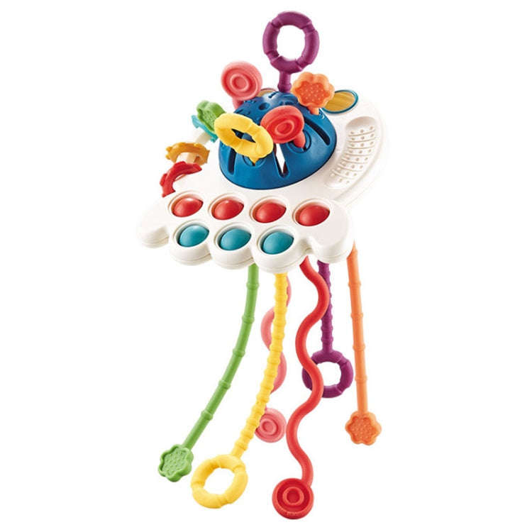Baby Puzzle Fun Finger Pumping Toys Enlightenment Early Teaching Toys, Style: Octopus (Blue)