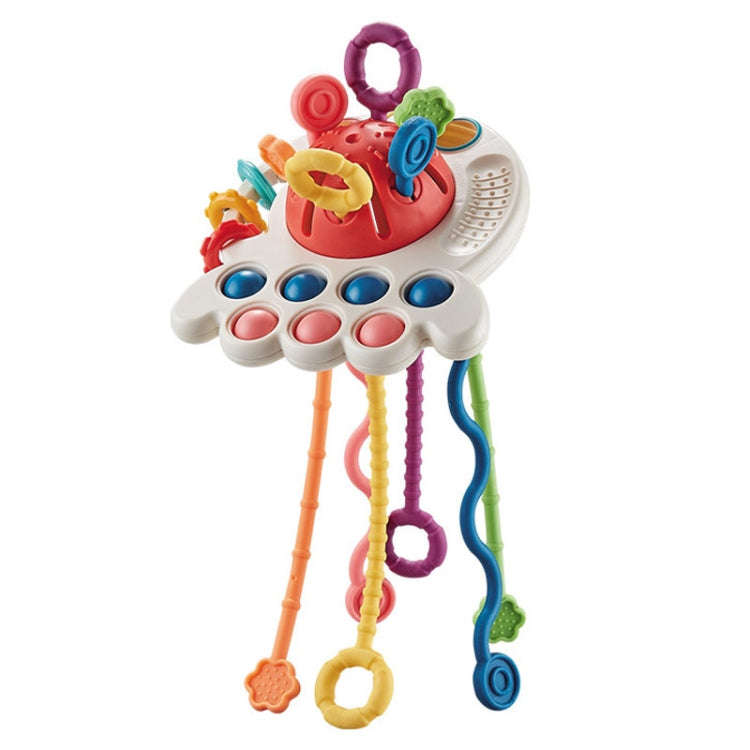 Baby Puzzle Fun Finger Pumping Toys Enlightenment Early Teaching Toys, Style: Octopus (Red)