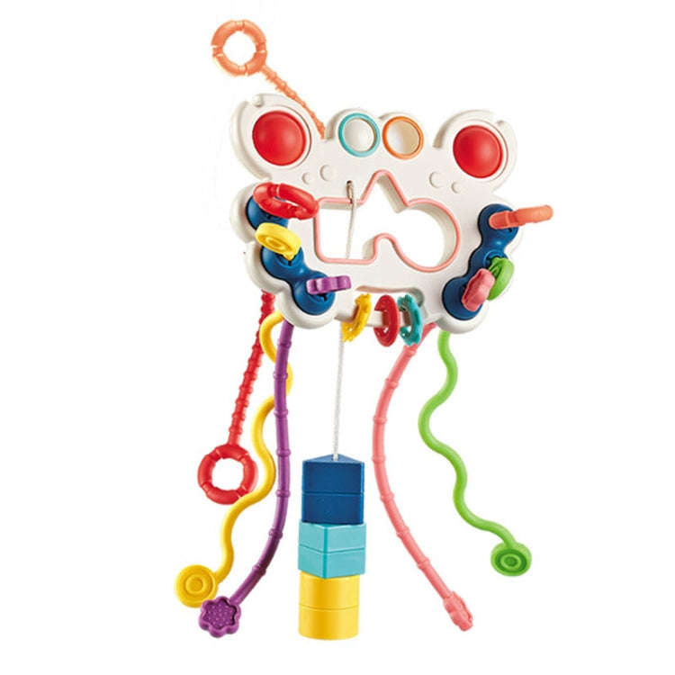 Baby Puzzle Fun Finger Pumping Toys Enlightenment Early Teaching Toys, Style: Crab