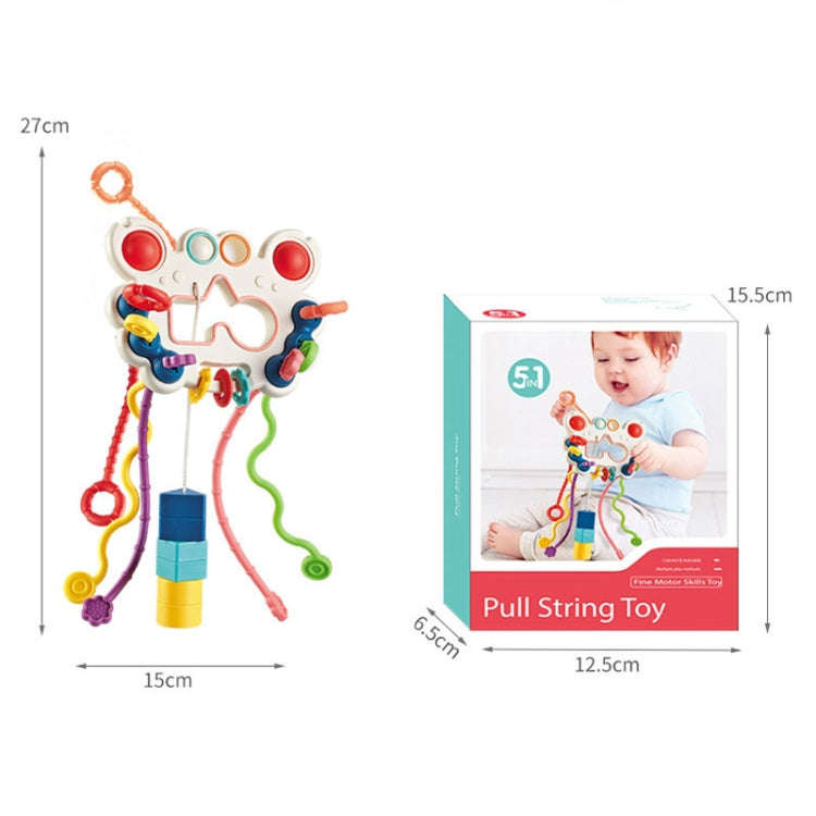 Baby Puzzle Fun Finger Pumping Toys Enlightenment Early Teaching Toys, Style: Crab