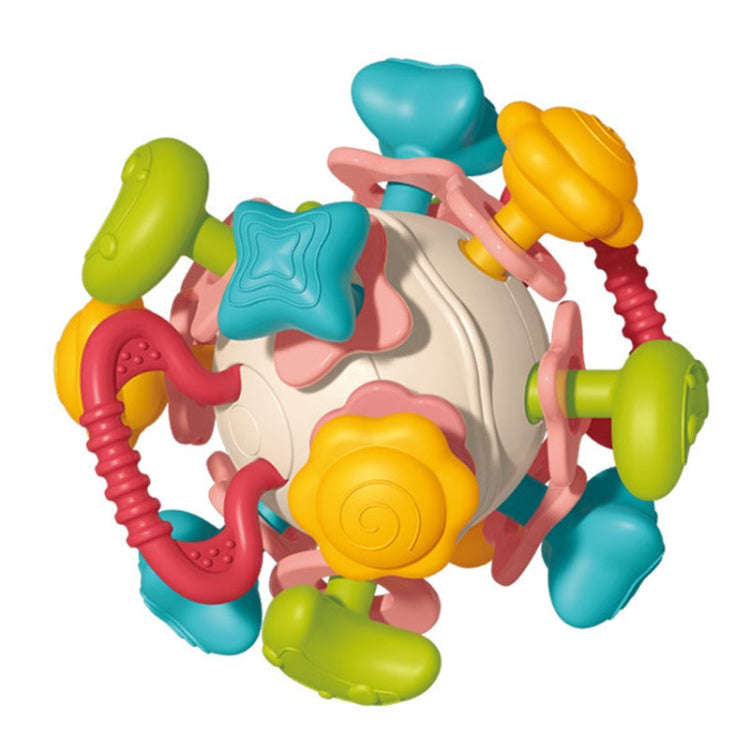 Baby Puzzle Fun Finger Pumping Toys Enlightenment Early Teaching Toys, Style: Space Hand Ball