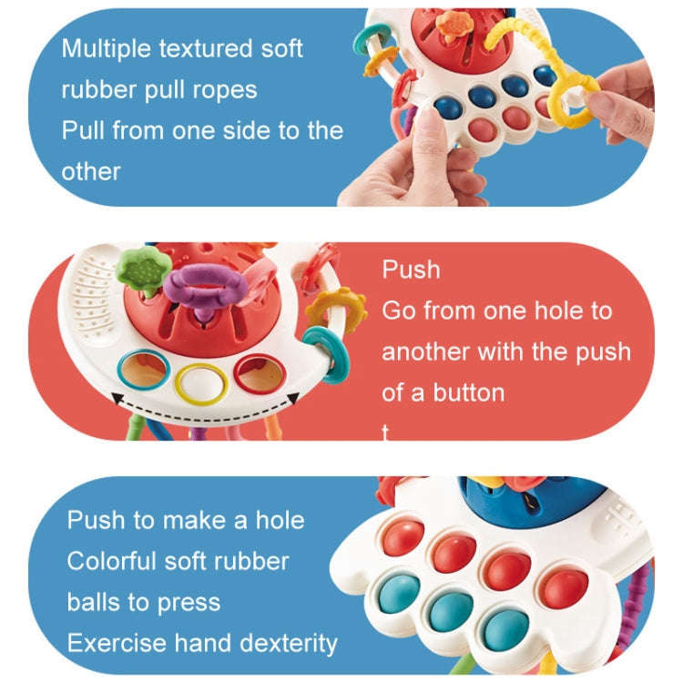 Baby Puzzle Fun Finger Pumping Toys Enlightenment Early Teaching Toys, Style: Mobile Phone Giraffe