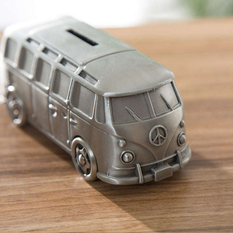 14.5 x 6.5 x 6.5 cm Car Coin Bank Zinc Alloy Crafts Children Gifts