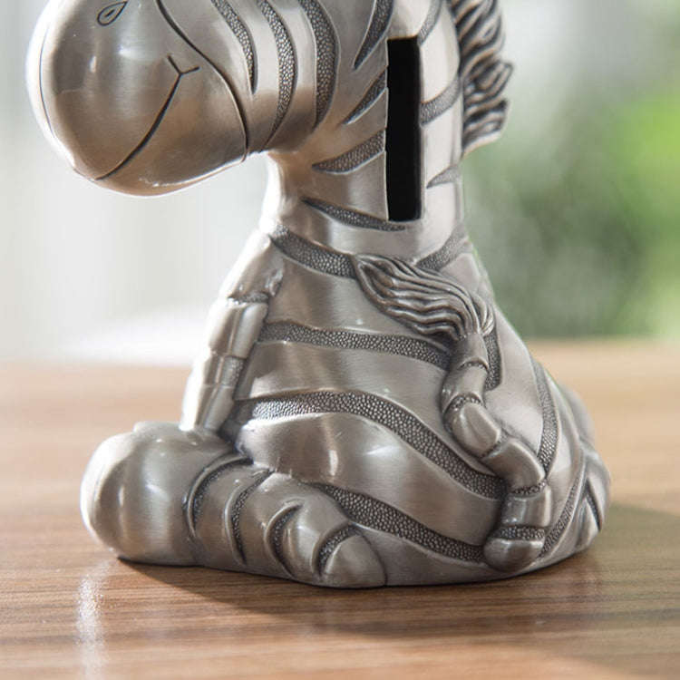 9 x 6.5 x 13 cm Cartoon Cute Horse Money Bank Metal Crafts Ornament Children Gift