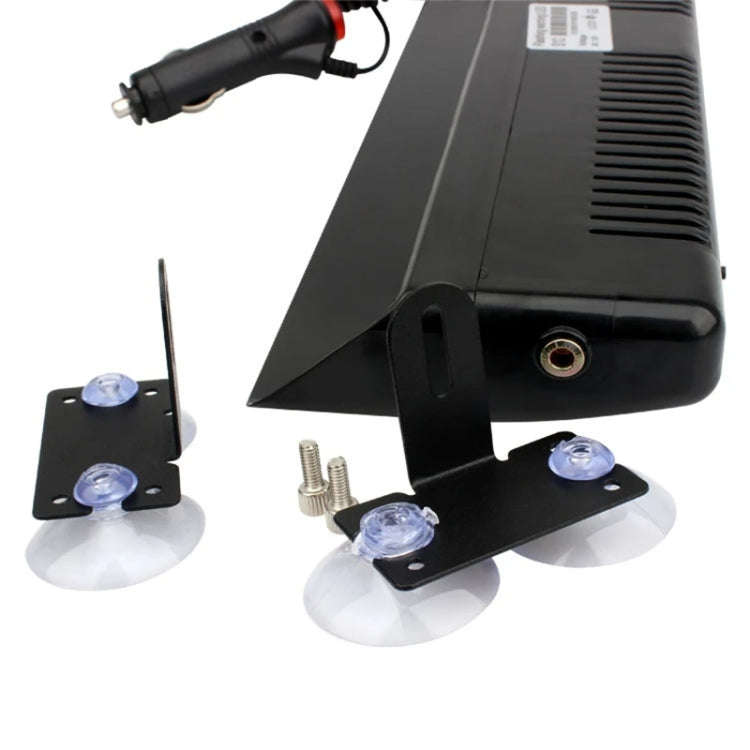 12 LED Car Front Suction Cup High Brightness Strobe Light(Red White Blue)