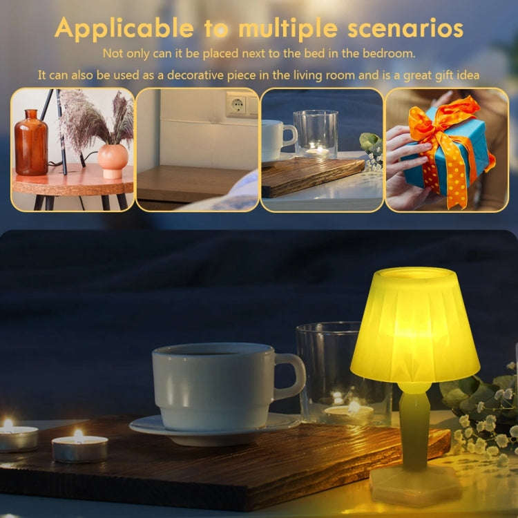 LED Electronic Light Ambient Candy Small Table Lamp Decorative Night Lights(Pink)