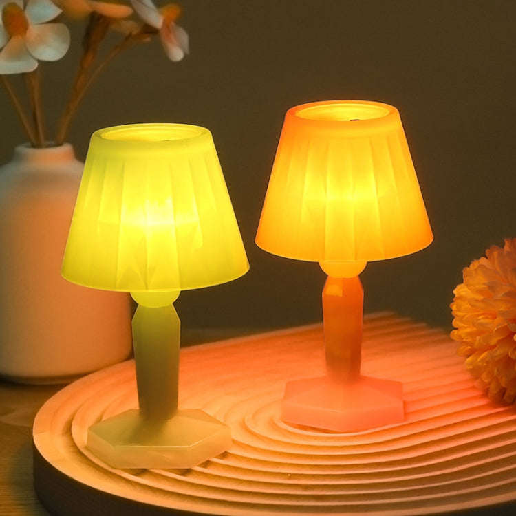 LED Electronic Light Ambient Candy Small Table Lamp Decorative Night Lights(Pink)