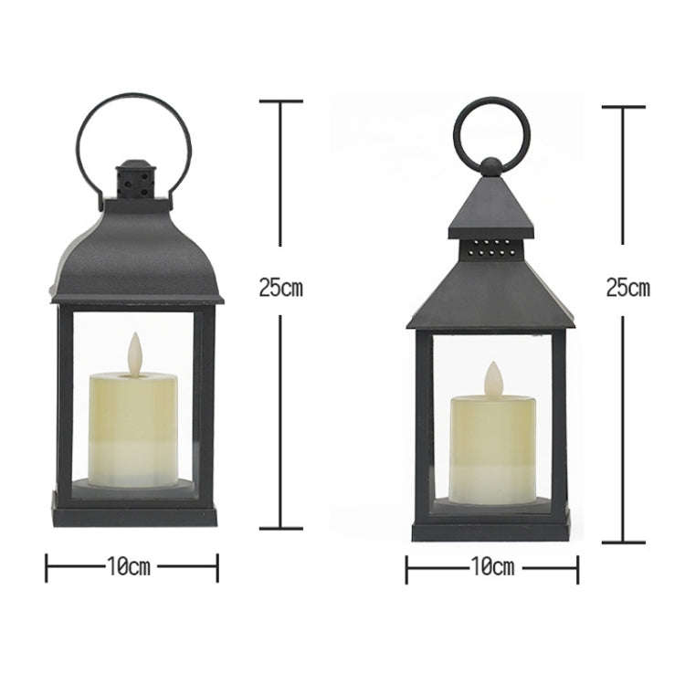Retro LED Electronic Candle Wind Light Horse Light Party Home Decoration Ambient Lights, Style: D...