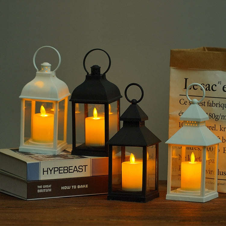 Retro LED Electronic Candle Wind Light Horse Light Party Home Decoration Ambient Lights, Style: D...