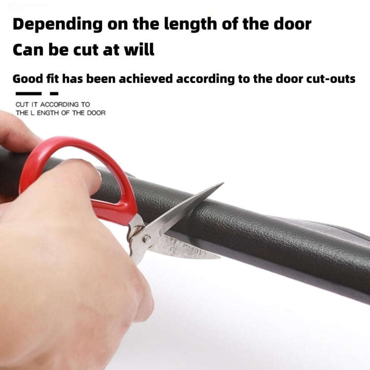 Door Bottom Seal Strip Door Seam Soundproof Windproof Sticker Door Foot Down Gap Self-Adhesive Bl...
