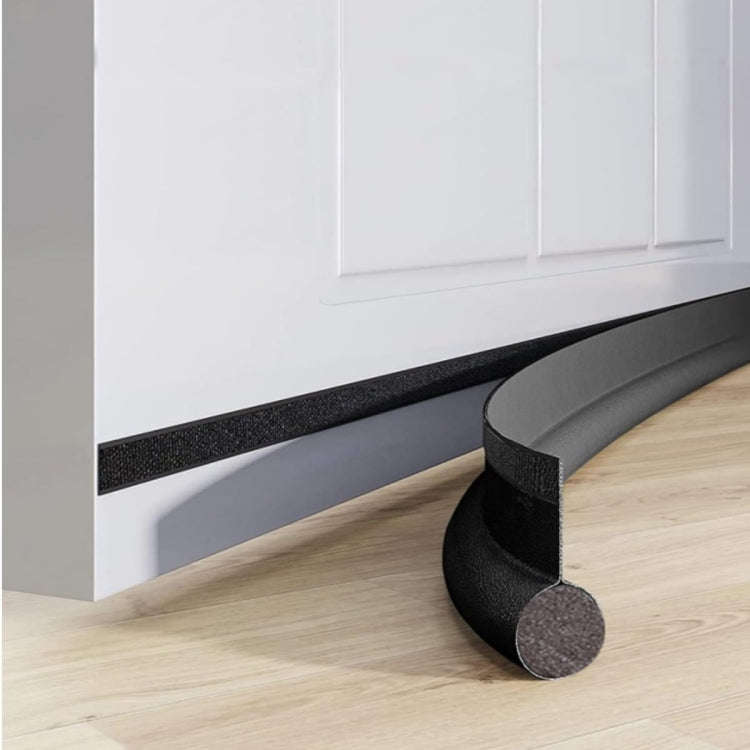Door Bottom Seal Strip Door Seam Soundproof Windproof Sticker Door Foot Down Gap Self-Adhesive Bl...