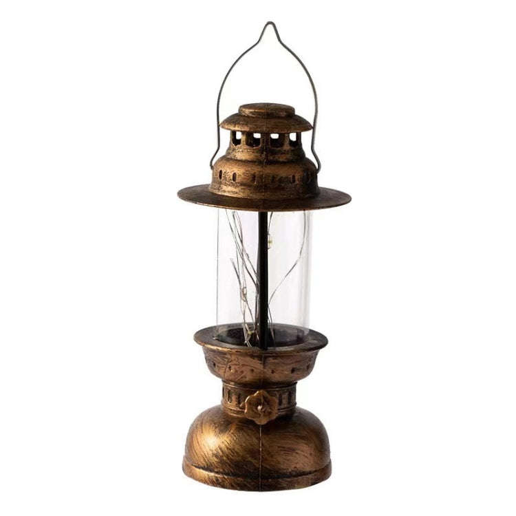 Retro LED Electronic Portable Lights Christmas Decoration Night Lights, Style: Copper Line (Bronze)