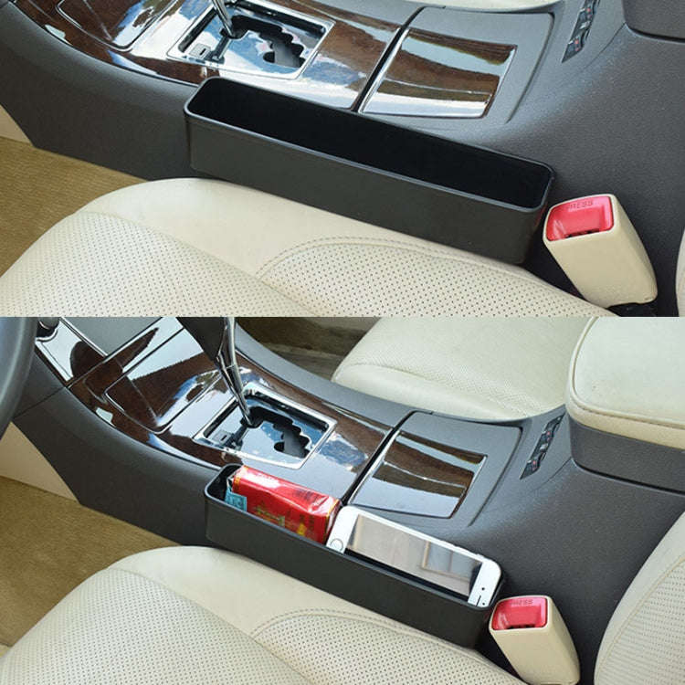 SHUNWEI SD-1513 Car Seat Seam Storage Box Mobile Phone Standing Storage Supplies In Car(Black)