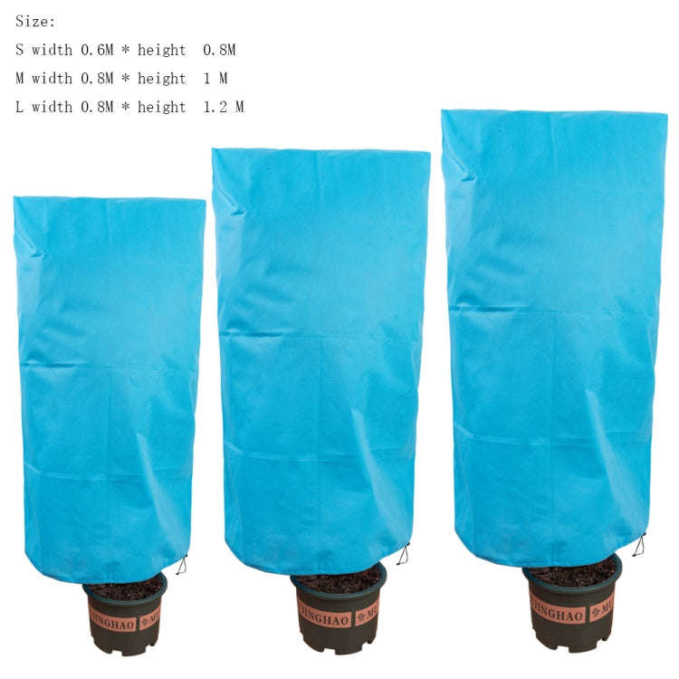 Non-woven Fabric Tree Anti-freeze Cover Winter Plant Protective Bag, Size: 100 x 150cm(Blue)