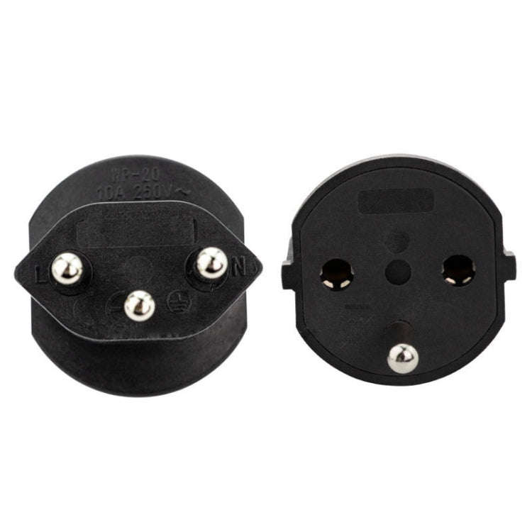 HD-153 With Lock EU To Switzerland Convertible Plug With Ground Wire Travel Adaptor