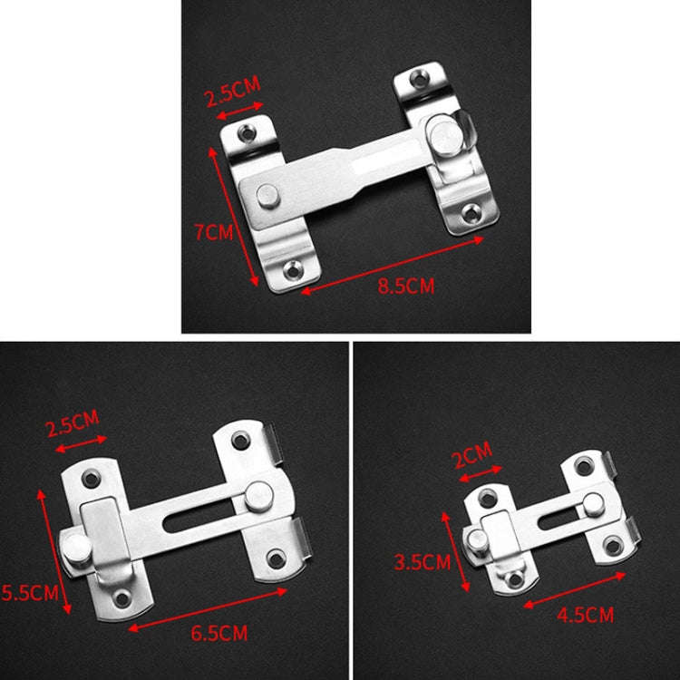 Extra Large 201 Stainless Steel Barn Door Lock Hook Stainless Steel Door Buckle Insertion