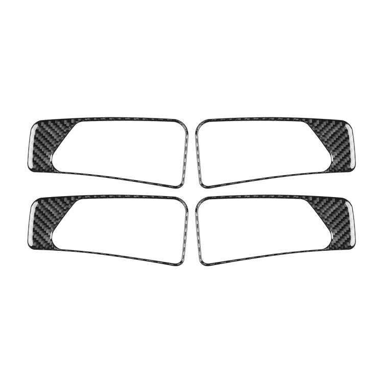 For Mercedes-Benz G-Class W463 4pcs /Set Interior Door Handle Sticker(Black)