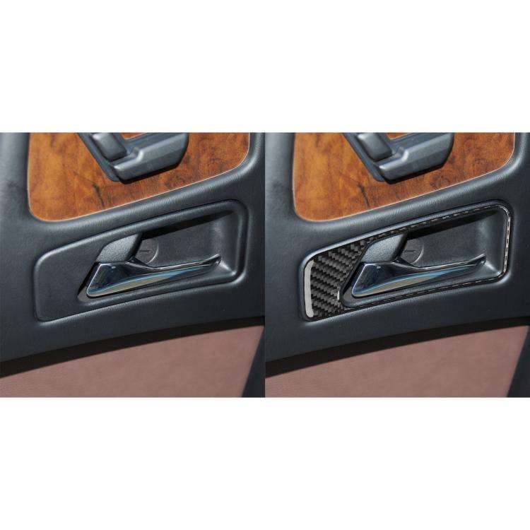 For Mercedes-Benz G-Class W463 4pcs /Set Interior Door Handle Sticker(Red)