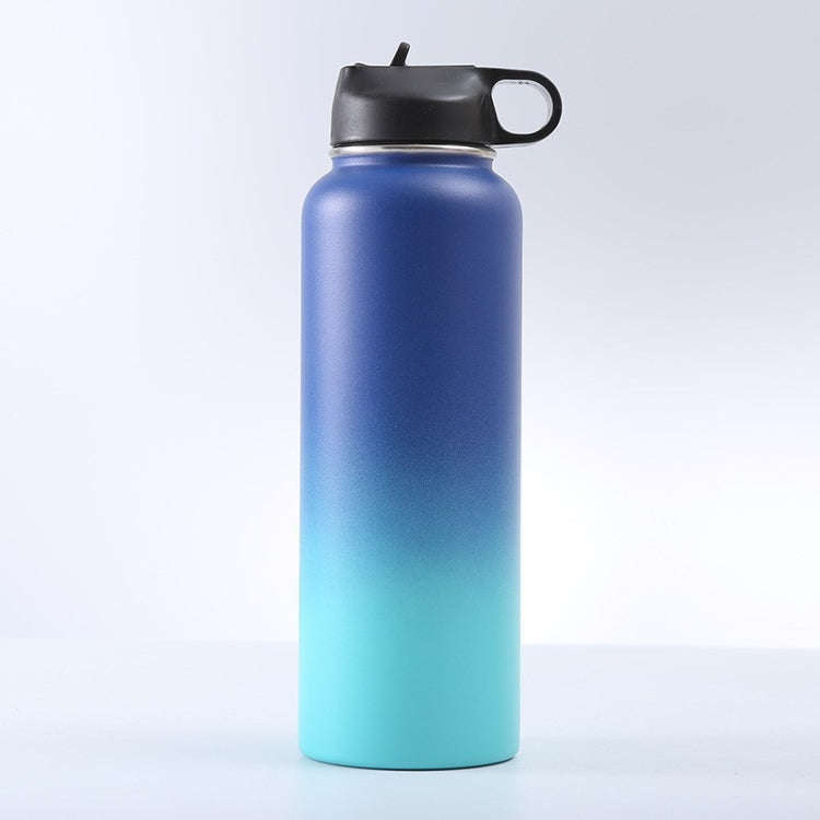 40oz 1150ML 304 Stainless Steel Double Layer Vacuum With Handle Sports Kettle Outdoor Portable Th...