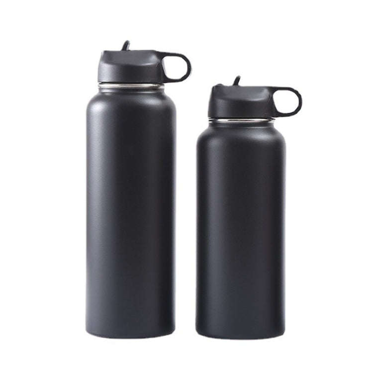 32oz 960ML 304 Stainless Steel Double Layer Vacuum With Handle Sports Kettle Outdoor Portable The...