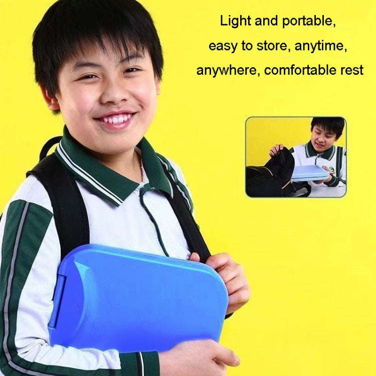 Children Students Napping Folding Pillow Office Napping Paddy Pillow(Blue)