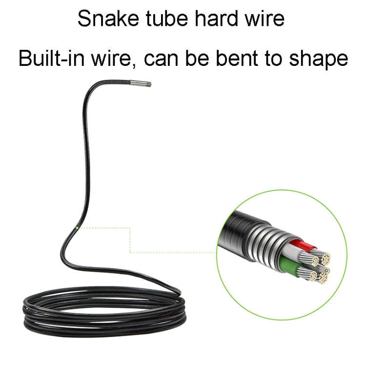 Teslong NTS500 5.5mm-3M Dual Lens 5 Inch Large Screen Industrial Pipe Borescope Industrial Inspec...