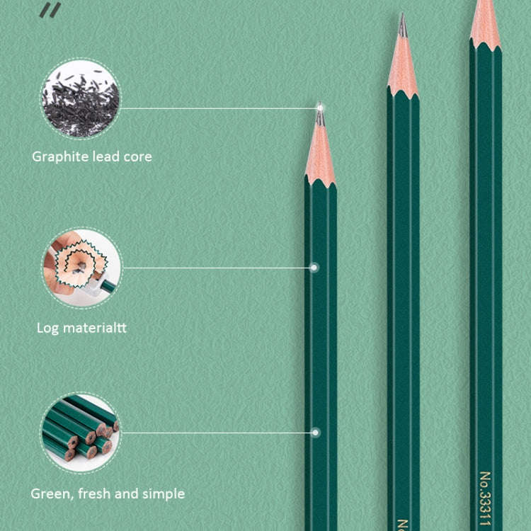 Deli 10pcs /Pack Hexagonal Pencil for Primary School Students, Spec: HB