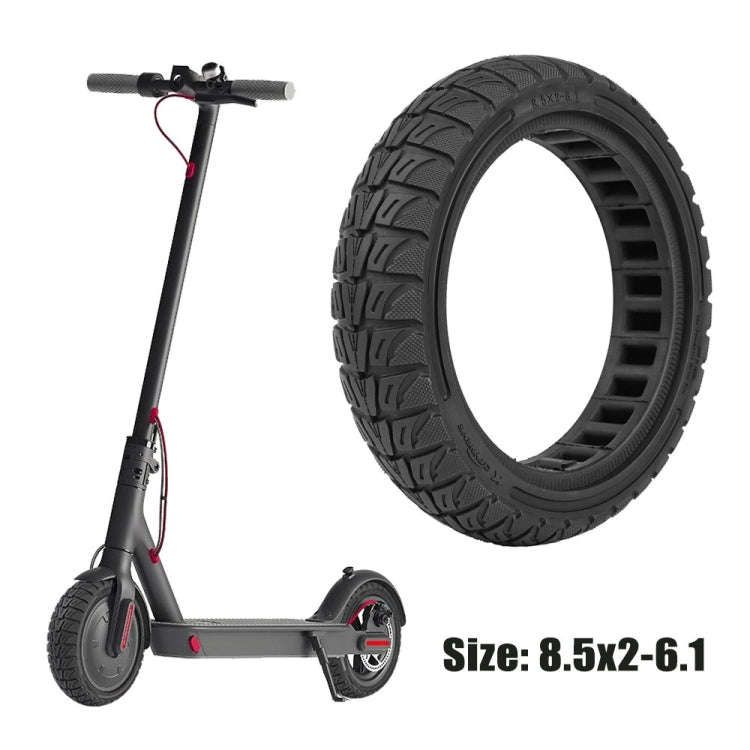 8.5 x 2 inch Colorful Flick Off-road Honeycomb Tires for Xiaomi M365 / Pro / Pro 2 / 1S / Lite(Red)