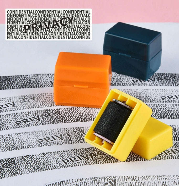 Upgrade Roller Type Courier Note Smearing Garbled Confidentiality Seal(Random Color Delivery)