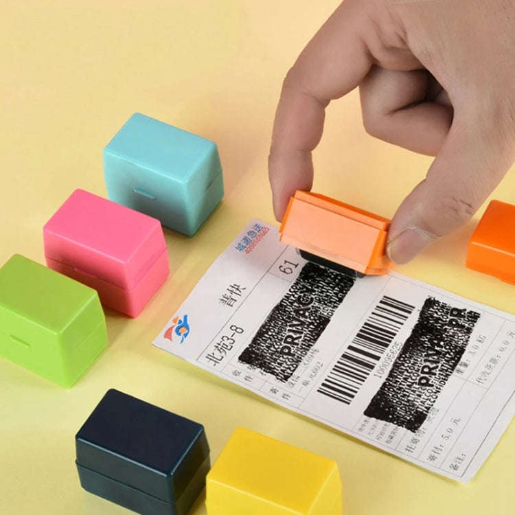 Upgrade Roller Type Courier Note Smearing Garbled Confidentiality Seal(Random Color Delivery)