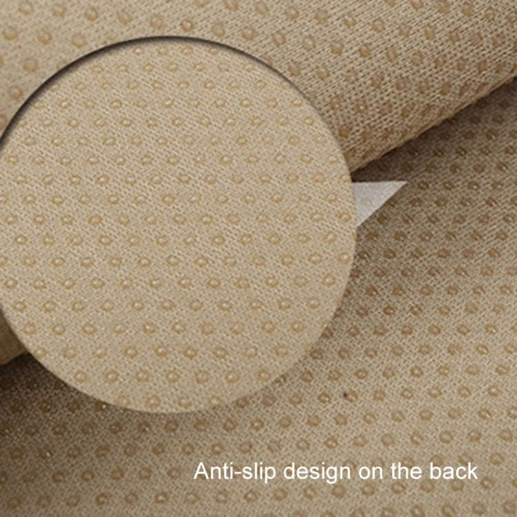 Car Winter Backless Plush Non-slip Non-binding Seat Cushion, Color: Front Row Beige