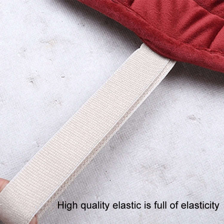 Car Winter Backless Plush Non-slip Non-binding Seat Cushion, Color: Front Row Beige