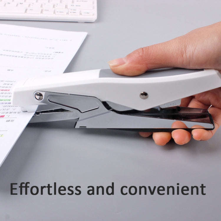 Deli  Labor-saving Stapler NO.12 Handheld Stapler Papers Stapling Machine, Spec: 0329 Black With ...
