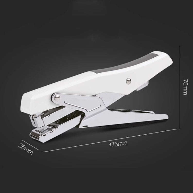 Deli  Labor-saving Stapler NO.12 Handheld Stapler Papers Stapling Machine, Spec: 0329 Black