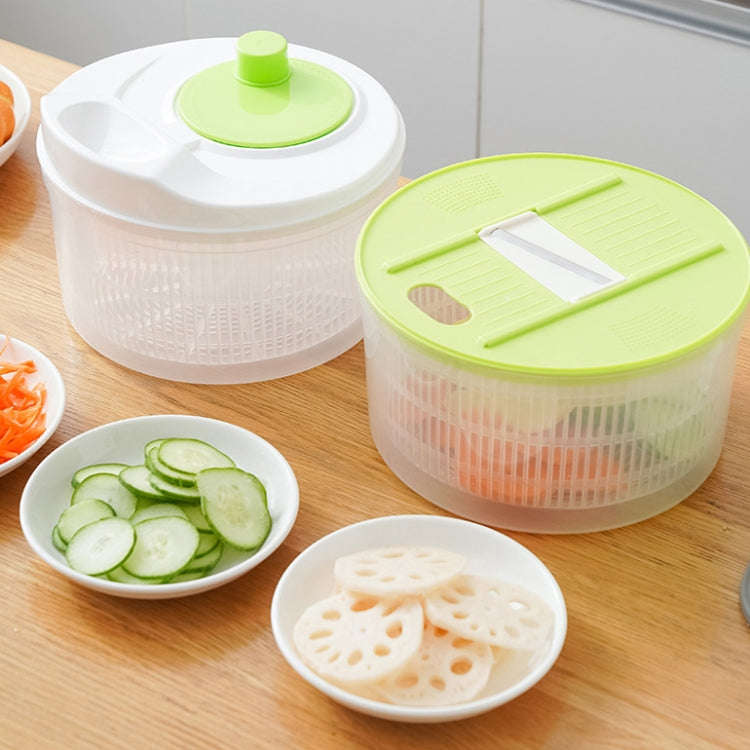 Multifunctional Vegetable Dehydrator Large Capacity Kitchen Drain Basket Household Grater Slicer(...
