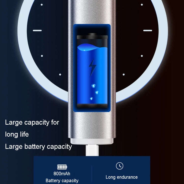 15 Gears Rechargeable Mole Spotting Pen Laser Beauty Instrument Spot Removal Magic Tool(Silver)