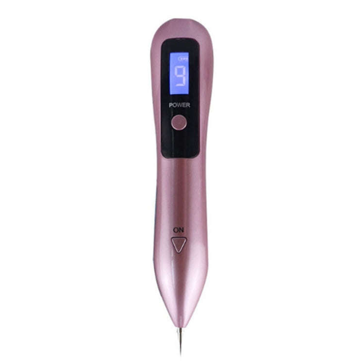 9 Gears Mole Spotting Pen LCD Home Laser Mole Spot Sweeping Beauty Instrument With Shot Light(Ros...