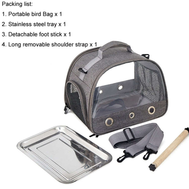 33x26x24cm Portable Foldable Birdcage Oxford Cloth Hamster Rabbit Squirrel Pet Outing Bag