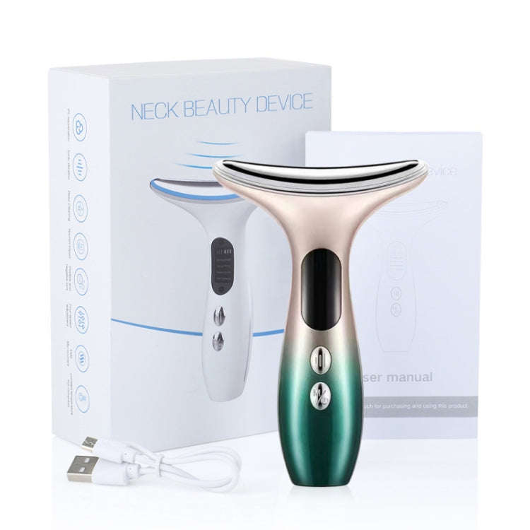 HY38 EMS Micro-Current Constant Temperature Neck Beauty Instrument Facial Introduction Device(Black)