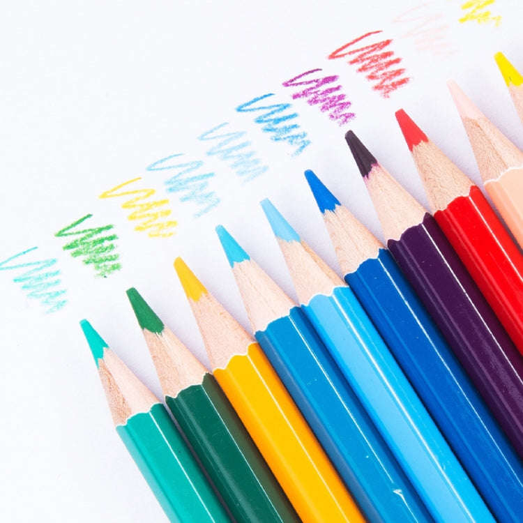 Del  Colored Pencil Set Oil-based Color Lead Painting Supplies, Spec: 48 Colors
