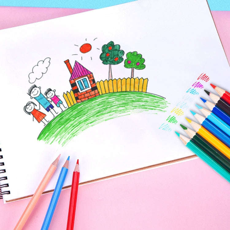Del  Colored Pencil Set Oil-based Color Lead Painting Supplies, Spec: 48 Colors