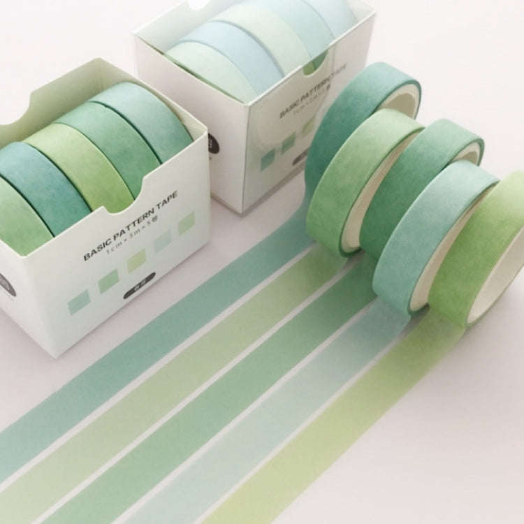5rolls /Box 3m Washi DIY Decoration Handbook Tape Set, Color: Spring Bud